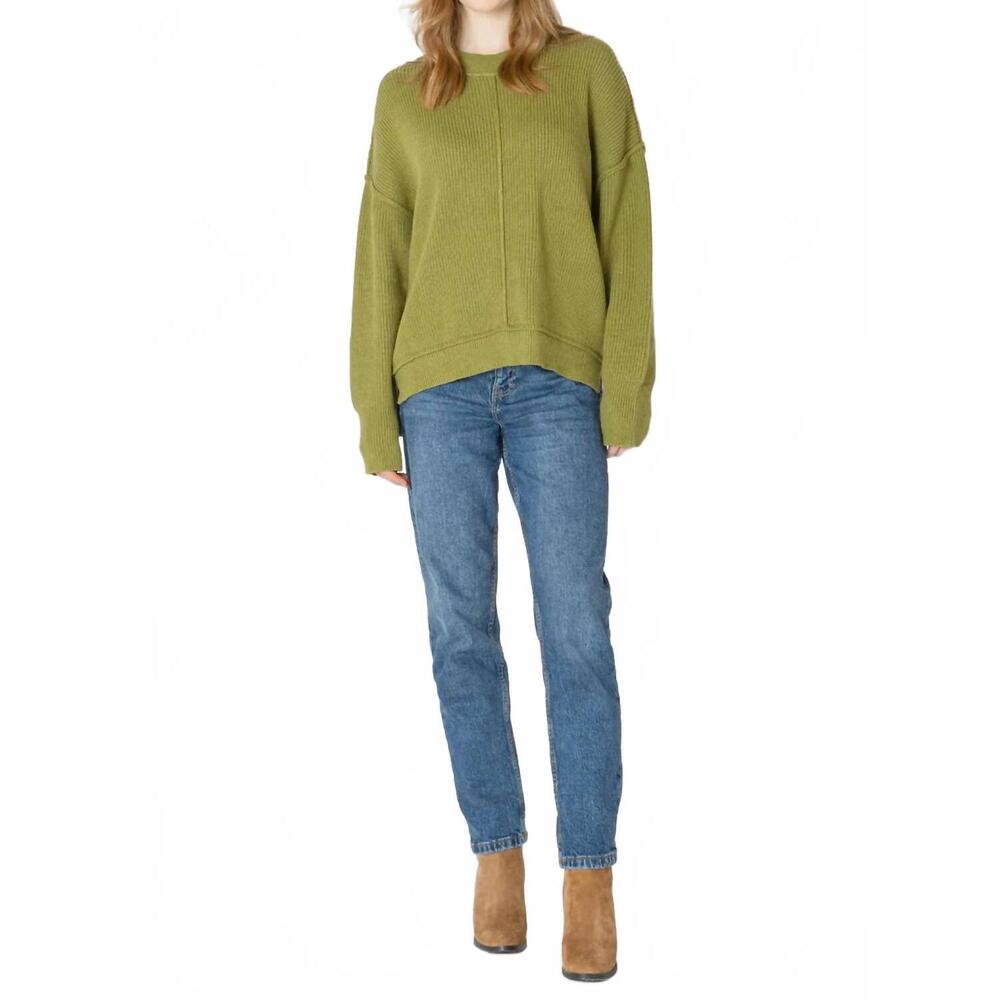 NEW DEX mockneck sweater in oregano